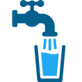 Water faucet icon